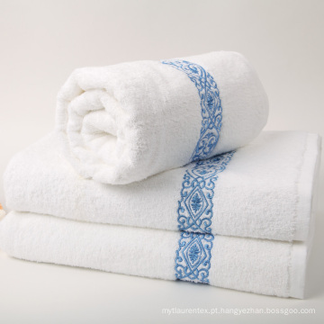 Luxo 100% algodão 5 estrelas Hotel toalhas conjunto de 6pcs